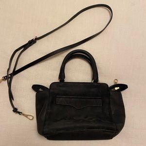 Rebecca Minkoff Black Leather Handbag and Crossbody